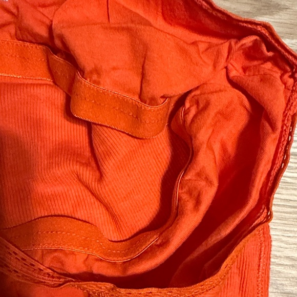 Aeropostale Orange Lace-Back Tank Top - Picture 3 of 6